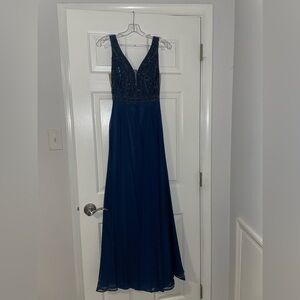 Sherri Hill Blue prom dress